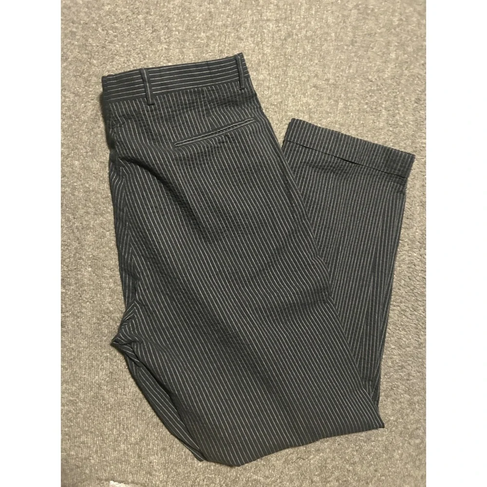 Jos a bank sport seersucker 2 piece suit mens blue size 46L cotton